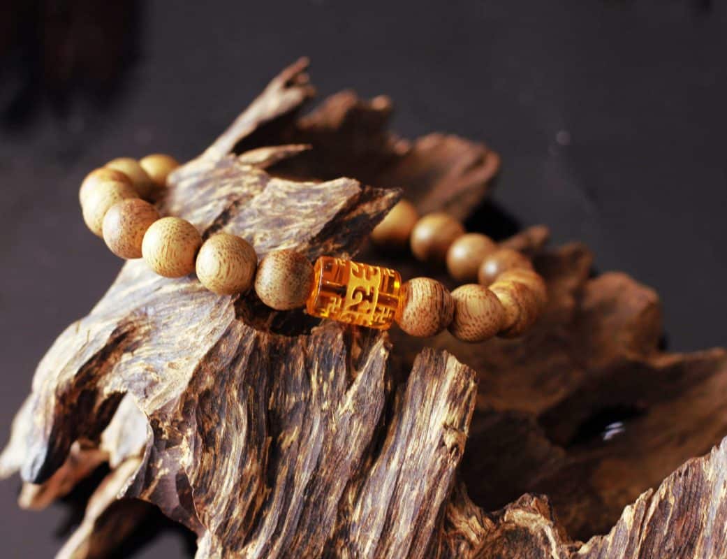 Western Agar wood Bracelet Charm