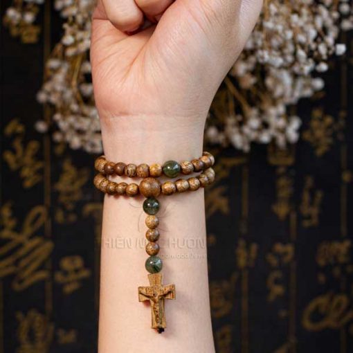 Rosary agarwood bracelet classic - Thien Moc Huong