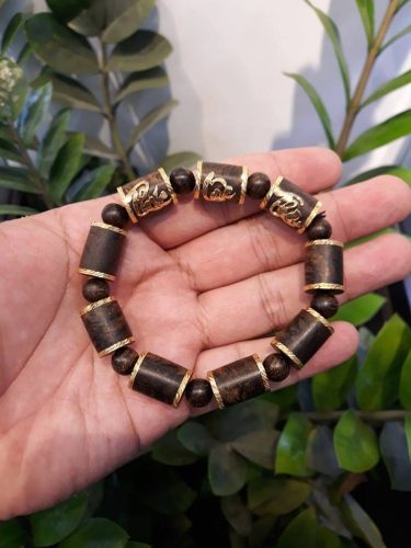 Phuc Loc Tho Bamboo indonesia agarwood bracelet with 18k gold - premium photo review