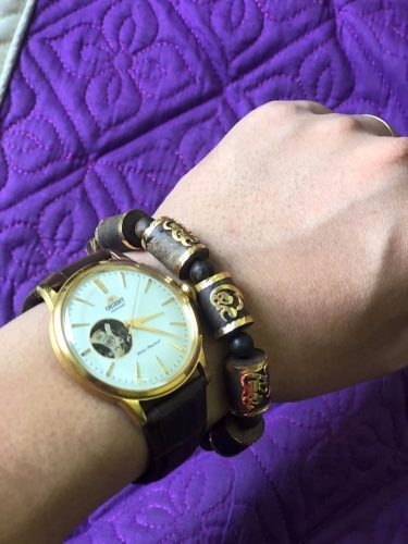 Phuc Loc Tho Bamboo indonesia agarwood bracelet with 18k gold - premium photo review