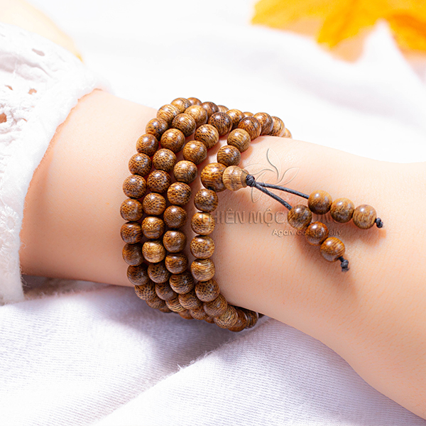 Agarwood prayer beads bracelet