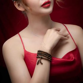 108 bead Indonesian agarwood submerged Bracelet - Thien Moc Huong