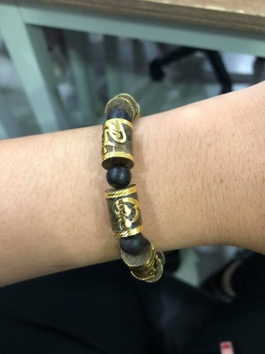 Phuc Loc Tho Bamboo indonesia agarwood bracelet with 18k gold - premium photo review