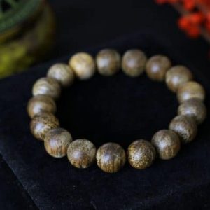 Laos Round Single Agarwood Bracelet VIP