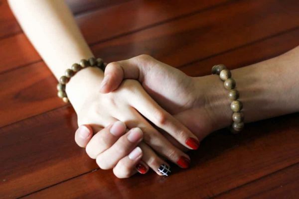 simple round agarwood bracelet