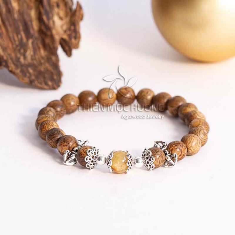 Which personality of you does Agarwood silver charm bracelet stand for?