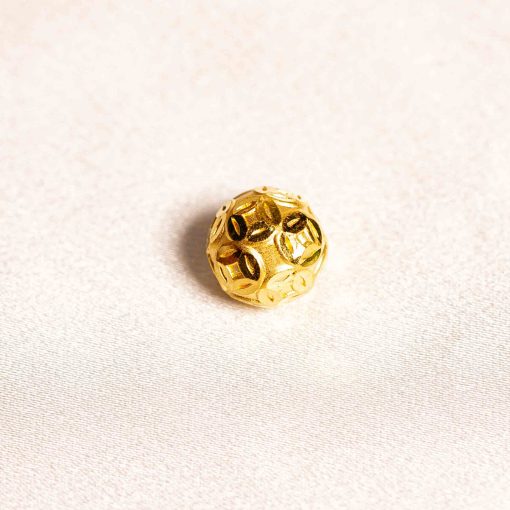 feng shui marble coin golden charm