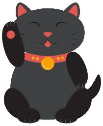 Black Lucky Cat