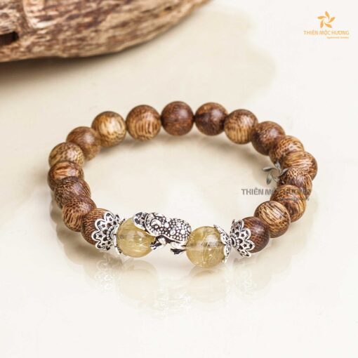 Money Frog Agarwood Bracelet - Vietnamese Toc Agarwood