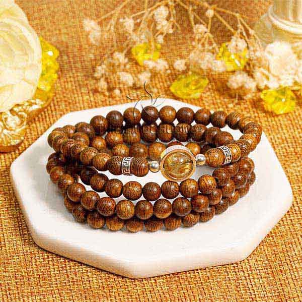 108-bead starlight mala beads bracelet - classic