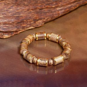 Philippines golden bamboo agarwood bracelet