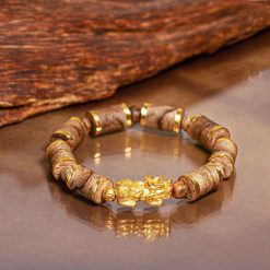 white gold rosary bracelet
