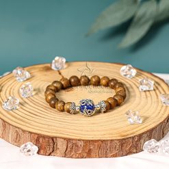 Narcissus agarwood bracelet with silver s925 - classic - Thien Moc Huong