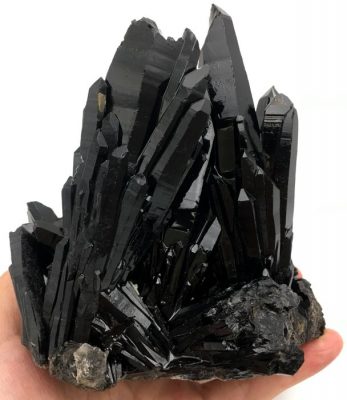 Smokey quartz (a brown or black variety of quartz) specimen