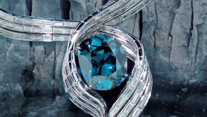 Blue diamonds are formed from a mineral called beryl