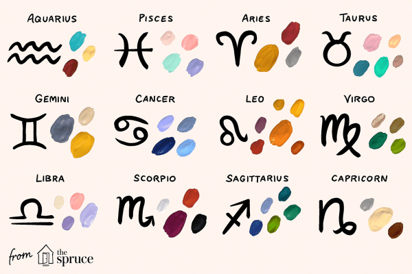 color of zodiac