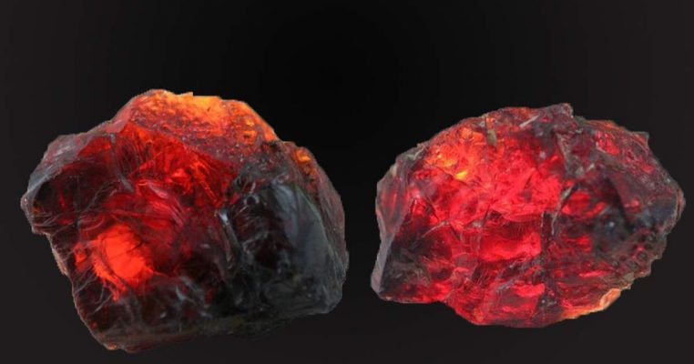 Painite stone is a rare mineral 