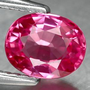A pink sapphire stone