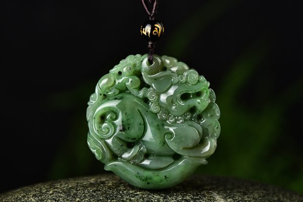 Certified Black Green Burma 100% Natural A jadeite Jade Pendant~Guan Yin 墨翠  观音相 | eBay