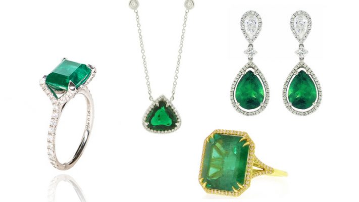Jewelry made of Emerald