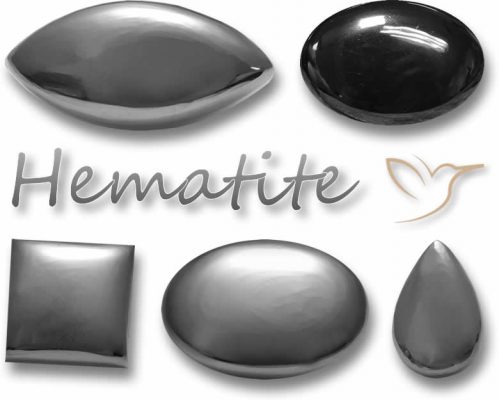 The hematite stone meaning is "blood-like"