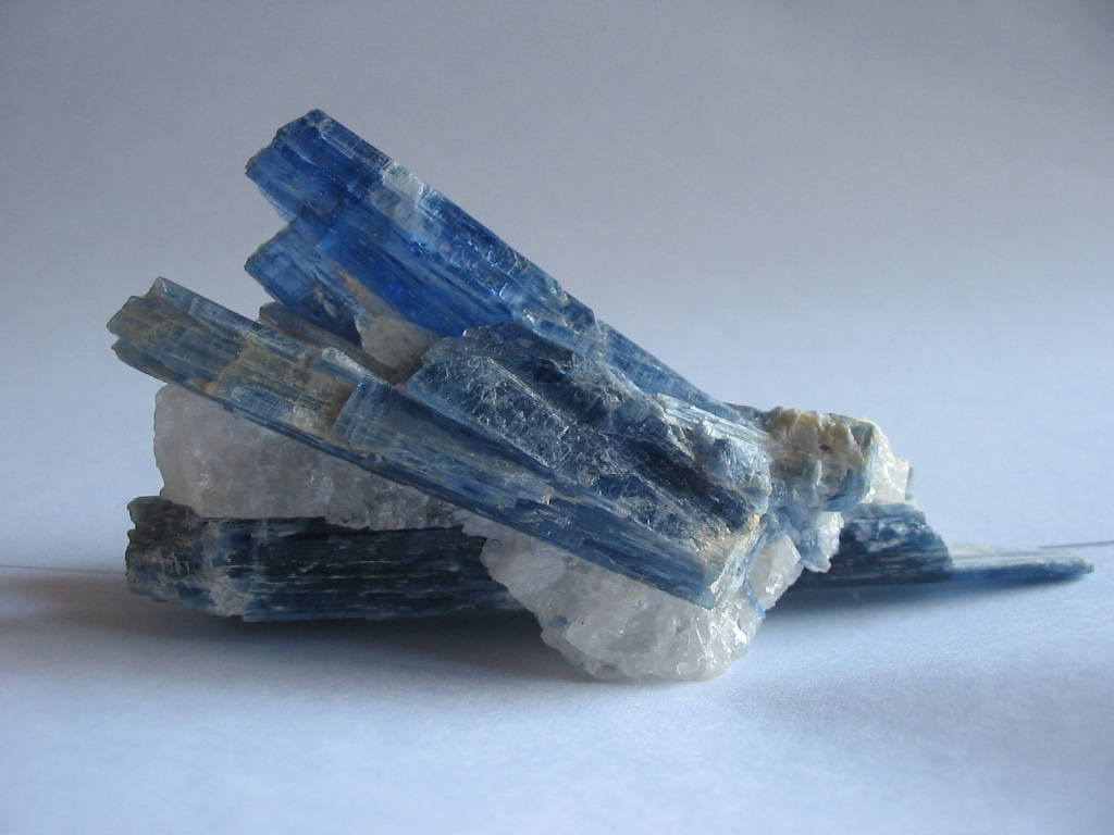 Raw kyanite crystal