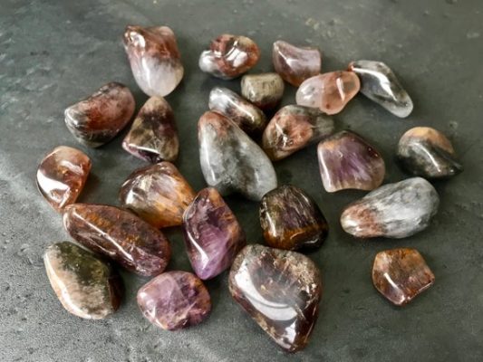The seven crystal specimen of super seven stone