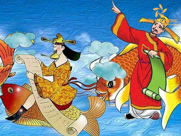 The Story of Ông Táo, the Kitchen God Who Rides a Carp to Heaven