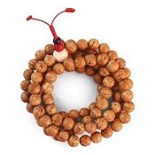 Nut mala beads
