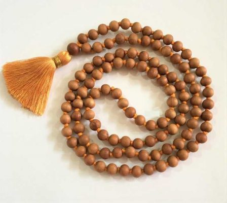 Sandalwood Mala bracelet  Buddhist mala Bead Bracelet – The