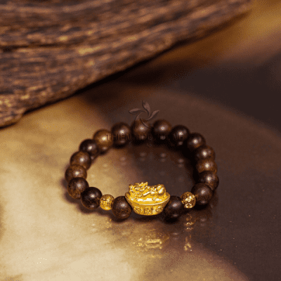 14k gold rosary bracelet