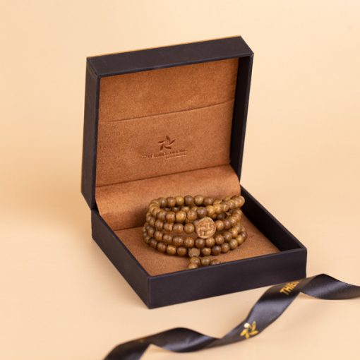 Buddhism Swastika 108 mala beads Bracelet-1