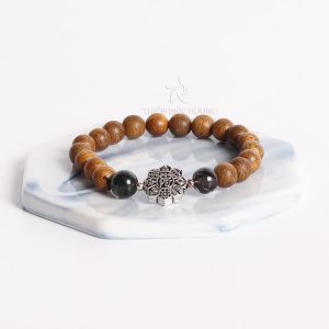 Eight-treasure agarwood beaded bracelet - classic