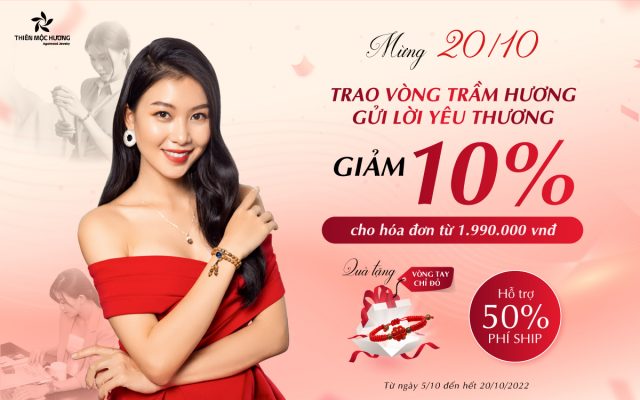 Happy Women's Day - 10% discount from Thien Moc Huong