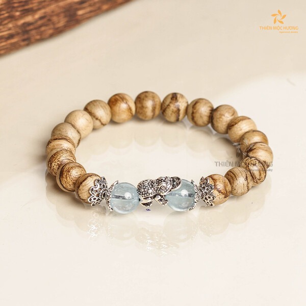 Jinchan – Money frog agarwood beaded bracelet