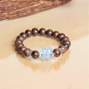 Tu Diep Bao Indo VIP Aquamarine Agarwood Bracelet
