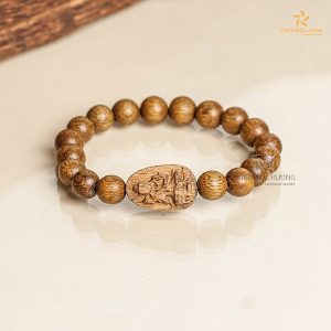 Guardian Buddha agarwood beaded bracelet – Vietnamese agarwood