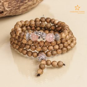 Money Frog 108 beads Agarwood bracelet - Vietnamese Toc Agarwood