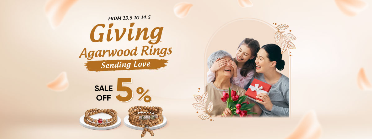 Giving Agarwood Rings - Sending love
