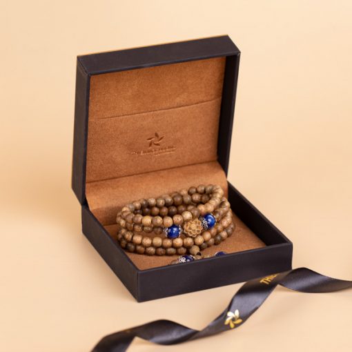 Peaceful Lotus 108 mala beads Bracelet-1