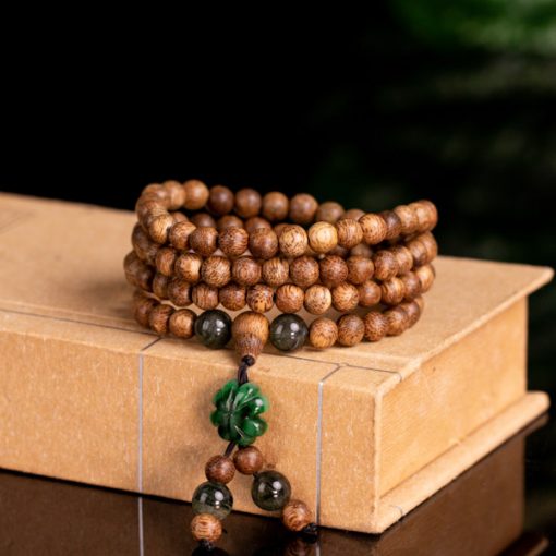 Four-leaf Clover 108 mala beads Bracelet - 2