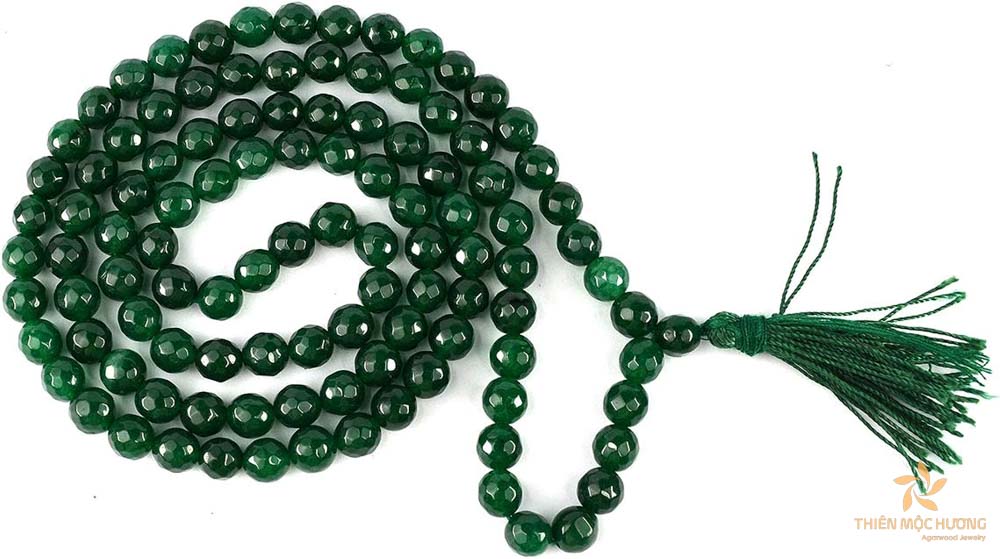 Green aventurine is a type of quartz that is characterized by its translucent green color.