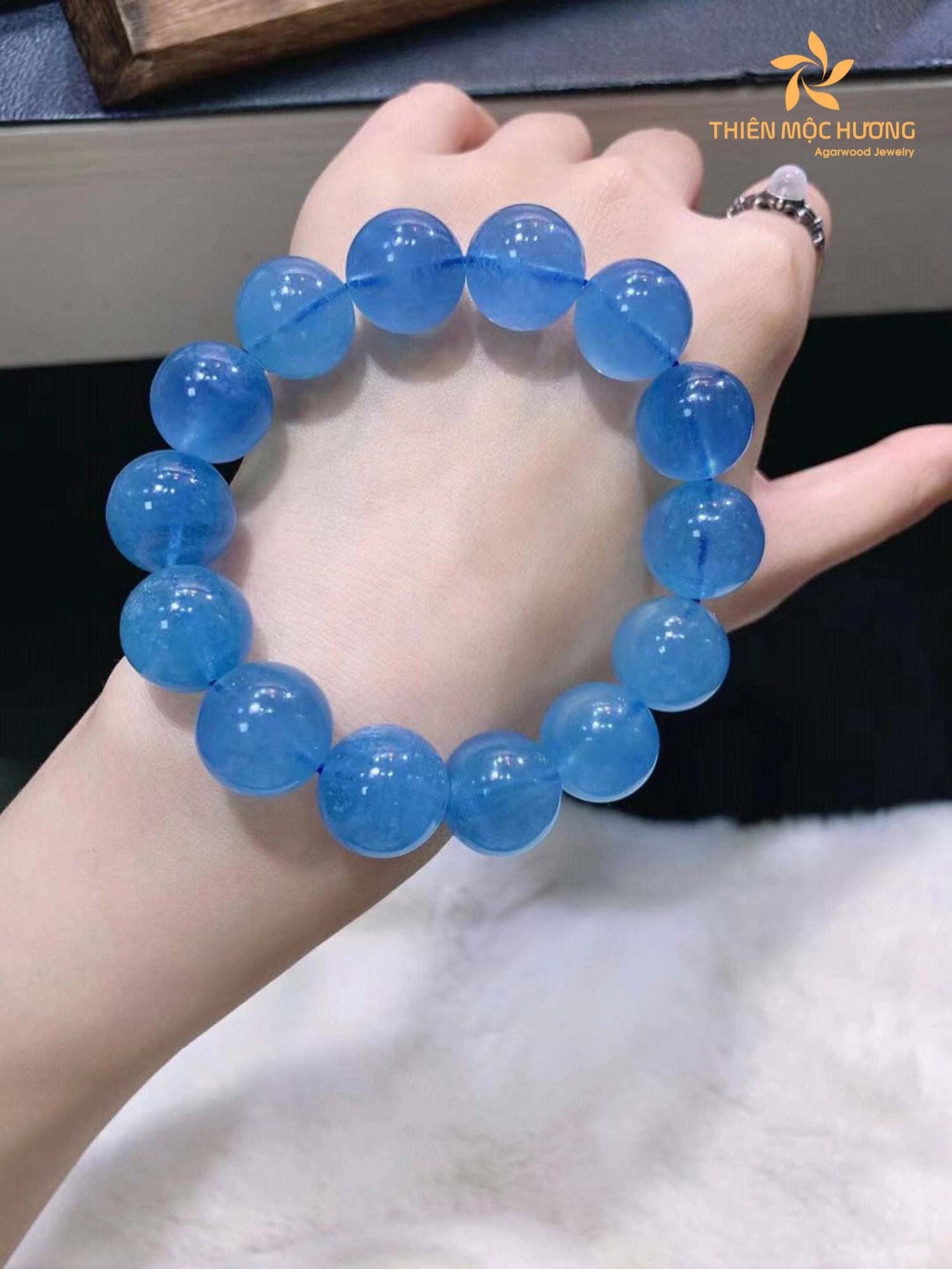 Iolite Bracelet | Authentic Gemstone Beaded Bracelets