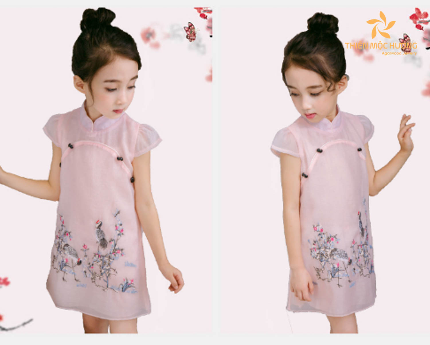 The cheongsam, also known as the qipao, is a popular choice for little girls