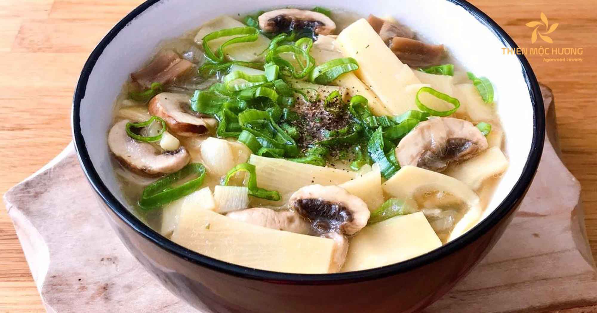 Bamboo shoot soup - Traditional Vietnamese new year food soup