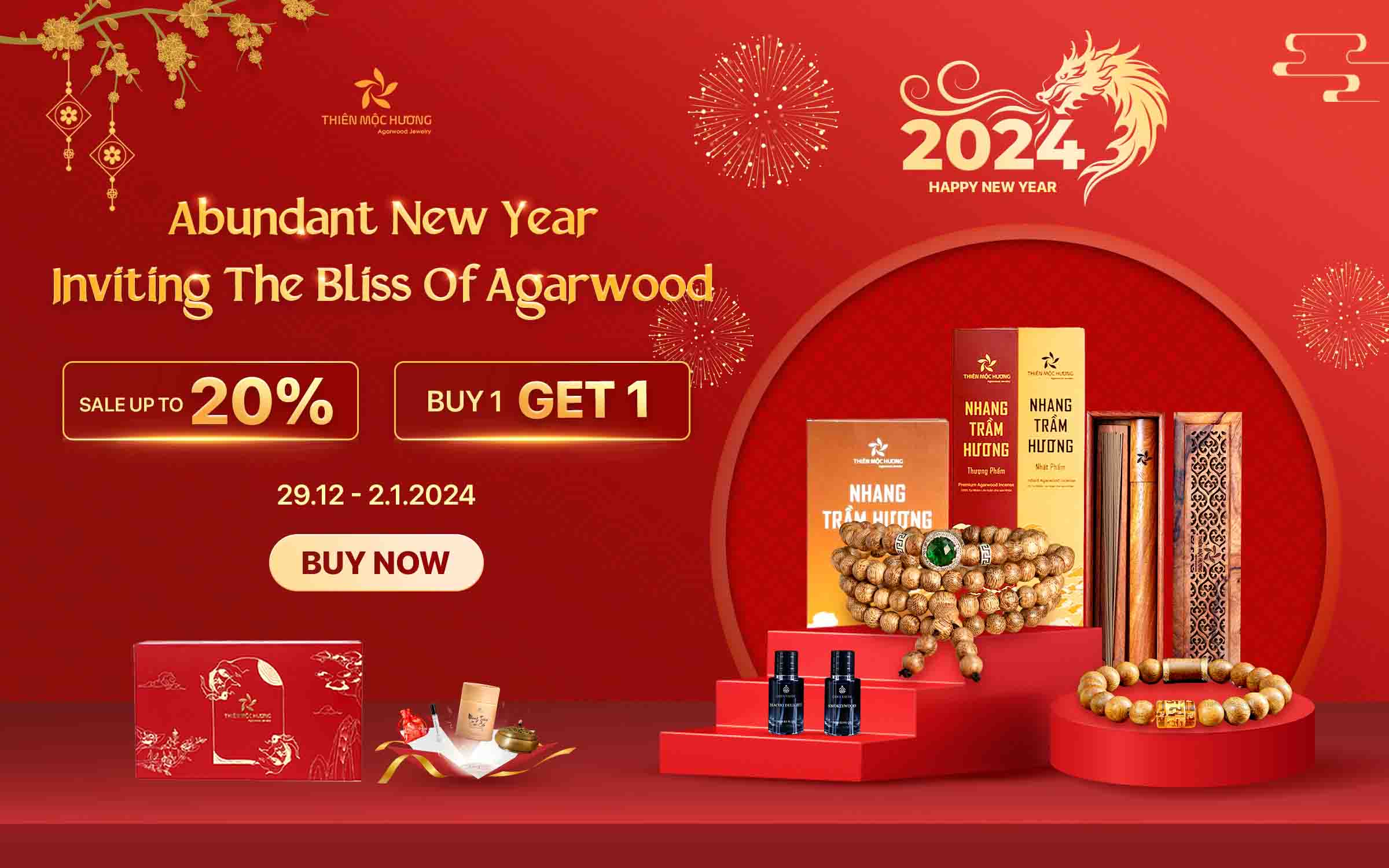 Abundant New Year Inviting the Bliss Of Agarwood